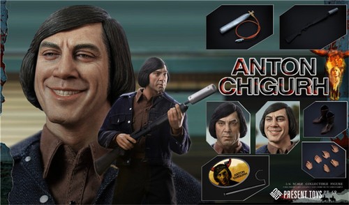 PRESENT TOYS PT-sp69 1/6 Cold Killer Anton Chigurh Actionfigur