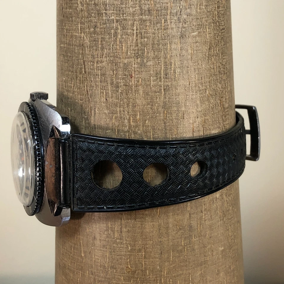 Vintage Rodania 25 Jewel Mens Automatic Wristwatch AS 1913 Steel Blue Dial Diver - Image 3 of 4