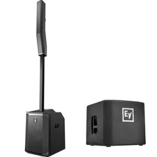Electro-Voice EVOLVE 50 Portable 1000W Subwoofer & Column Speaker w/ Cover KIT