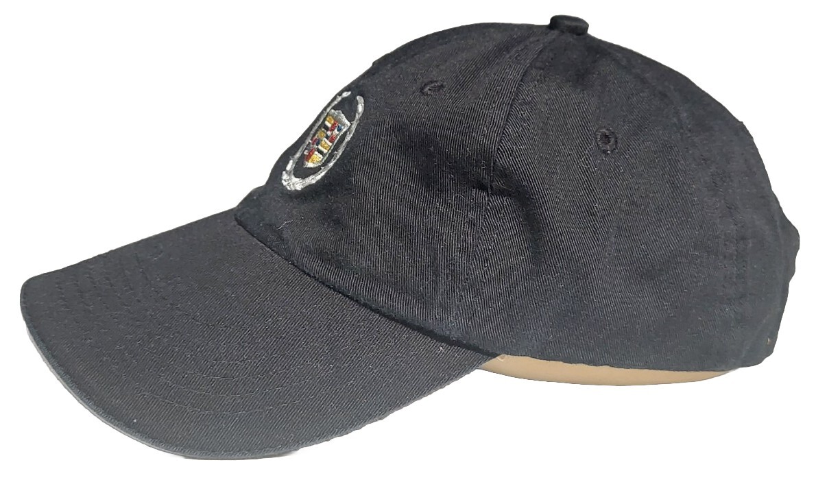 Cadillac Escalade Embroidered Logo Baseball Cap Black Adjustable