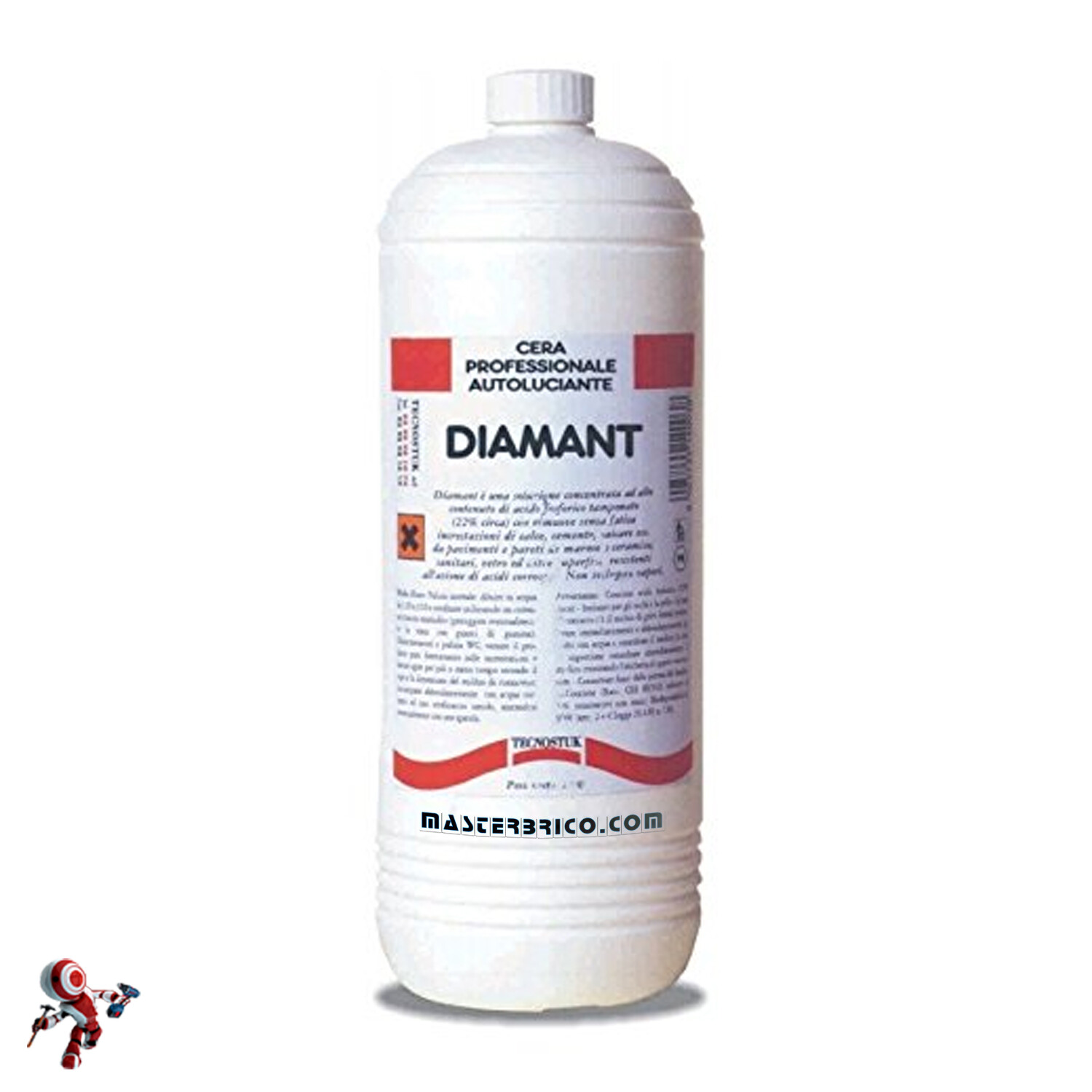 Cera autolucidante per pavimenti Diamant Tecnostuk 1 litro
