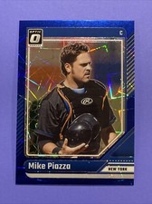 Mike Piazza 2024 Donruss Baseball Optic Blue Velocity Prizm #92 New York Mets