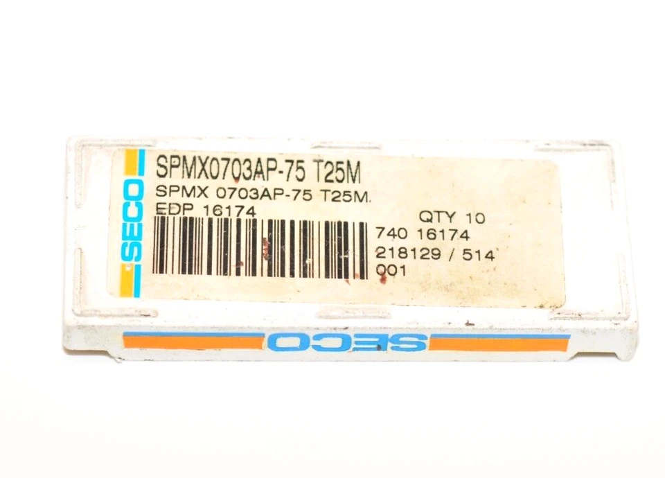 SECO SPMX0703AP-75 T25M Wendeschneidplatte zum Fräsen 8 Stück RHV41277 - Bild 1 von 4