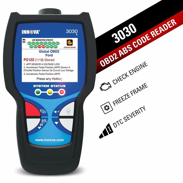INNOVA 3030h SCANNER DIAGNOSTIC SCAN TOOL CODE READER OBD2 CAN FREEZE innova-3030h-scanner-diagnostic-scan-tool-code-reader-obd2-can-freeze