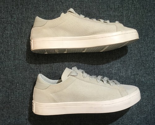 Adidas Court Vantage scarpe da ginnastica uomo UK 5 lino verde scamosciato - Foto 3 di 8