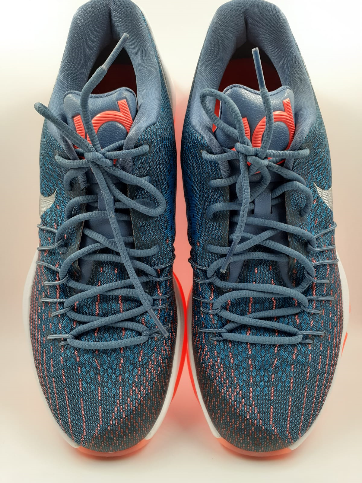 kd shoes blue and orange