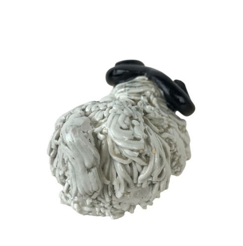Vintage Ceramic Spaghetti White Ram with Black Face - Picture 6 of 7