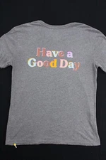 Cotapaxi T-Shirt Womens XL Gray Have a Good Day Tee Cotton Llama