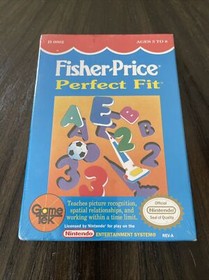 Brand New Factory Sealed Nintendo NES Game Fisher-Price Perfect Fit 