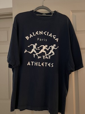 balenciaga paris athletes shirt
