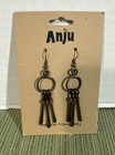 Hand Crafted Artisan Style Dangly Pierced Earrings - New on Cards — photo 1
