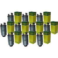 10X MANN-FILTER Kraftstofffilter Fuel Filter WK 853/20