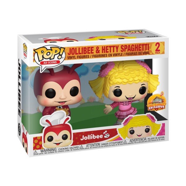 Funko Pop! Vinyl: Ad Icons - 2 Pack - Jollibee & Hetty Spaghetti