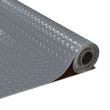 8  20 FT Garage Floor Mat, 2.8mm Thicked Flooring Roll Diamond Plate PVC Rub...