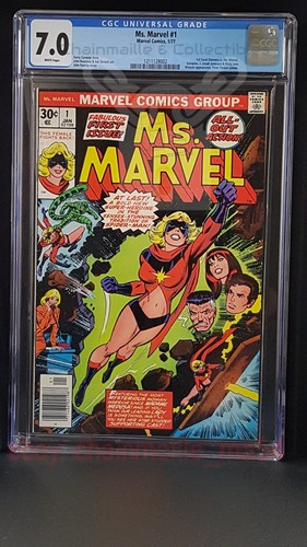 Ms Marvel #1 CBCS/CGC 7.0 White Pages