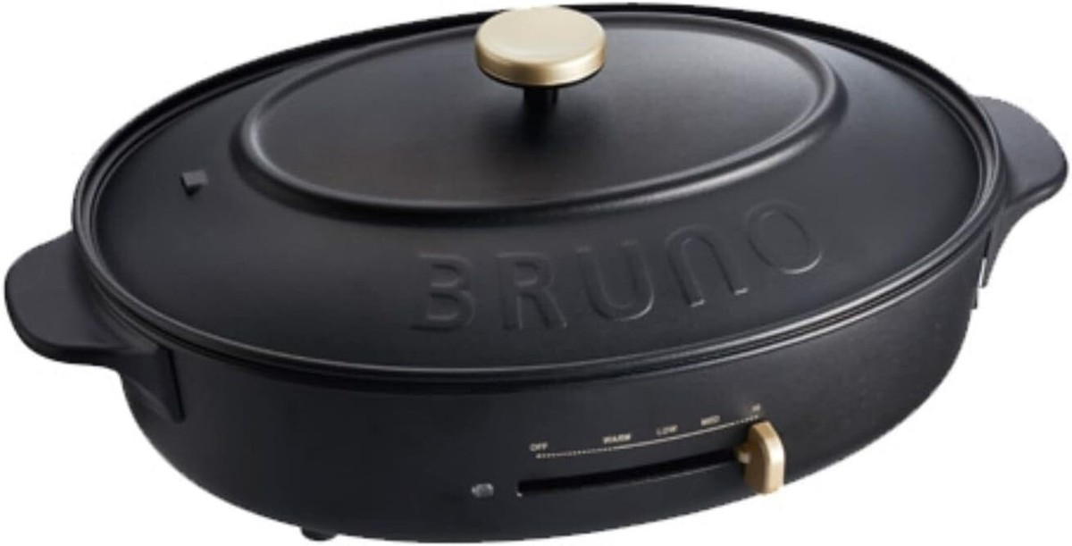 BRUNO BOE053-BK Oval Hot Plate Electric Griddle BLACK Japan | eBay
