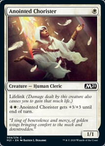 Anointed Chorister - Foil x4 - Magic Core Set 2021 - NM-Mint, English - Magic Co