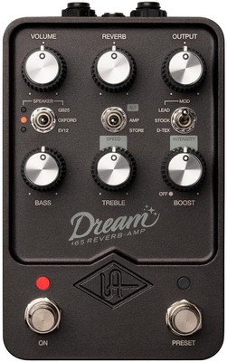 Universal Audio UAFX Dream 65 Reverb Amplifier - guitar effect