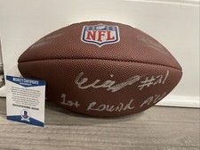 Eric Stokes Signed Football NFL Green Bay Packers First Round Pick! Beckett Bas
