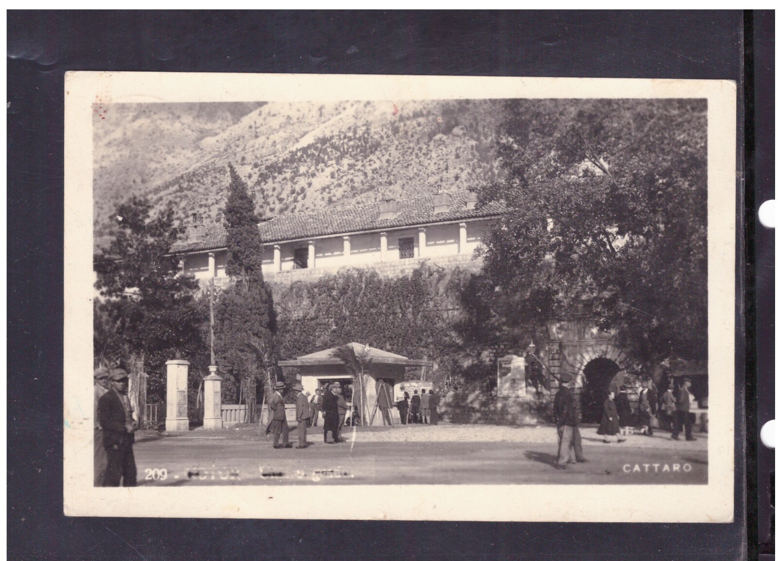Cartolina Fotografica CATTARO Dalmazia con Timbro 1942 W970