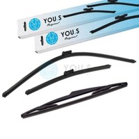 You.S Scheibenwischer SET Vorne + Hinten FüR Peugeot Partner Kasten / Tepee -NEU