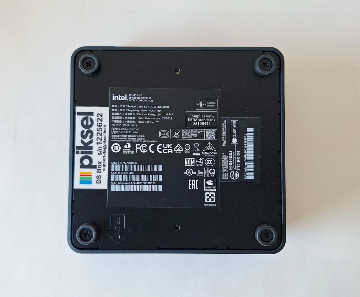 Intel NUC 11 Pro NUC11TNKi3 本体 Intel NUC 11 Pro Kit NUC11TNKi3 Mini PC - Core i3 1115G4