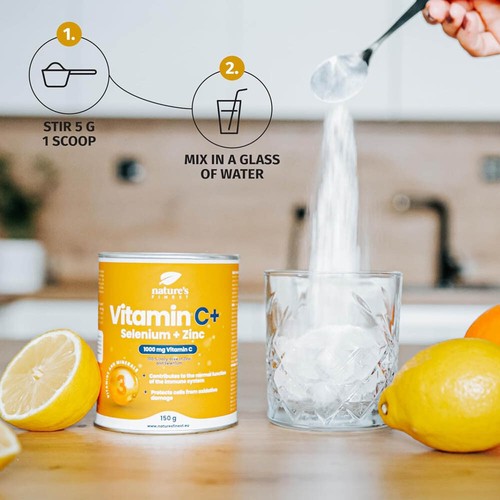 Nature’s Finest Vitamin C Powder 1000mg with Zinc & Selenium - Immune Support x6 - Picture 5 of 7