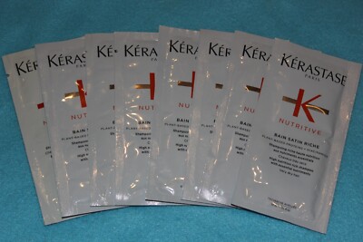 8x10ml KERASTASE SHAMPOO bain satin riche NUTRITIVE sachet