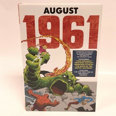 August 1961 Omnibus Kirby DM Cover New Marvel Comics HC Sealed Fantastic Four