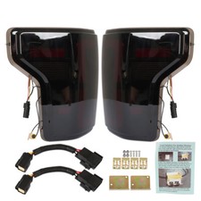 Labwork Leftright Tail Lights For 2015-2020 Ford F150 F-150 Black Housing Led Labwork Leftright Tail Lights For 2015-2020 Ford F150 F-150 Black Housing Led