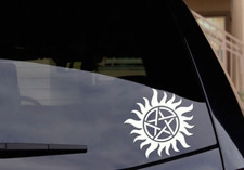 Anti-Possession Symbol Wiccan Supernatural Vinyl Decal car truck window laptop