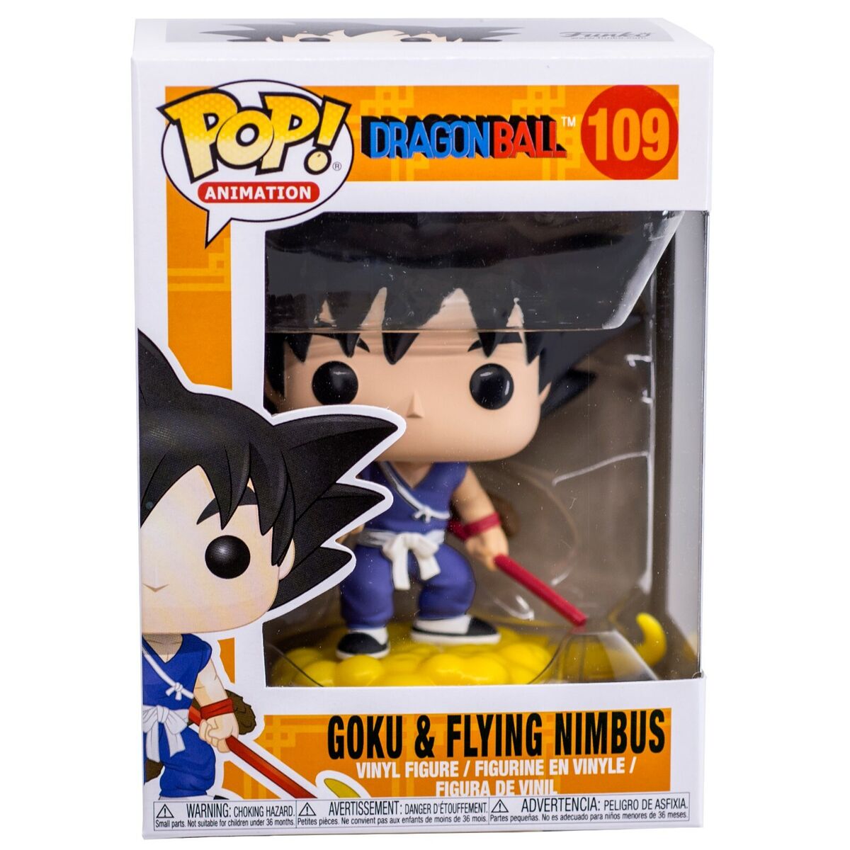 Boneco Goku & Flying Nimbus 109 DragonBall - Funko Pop! - UATARI