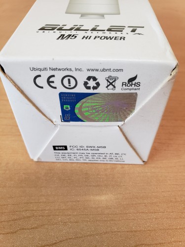 Ubiquiti Networks Bullet M5 airMAX Outdoor 5Ghz Access Point - Picture 5 of 6