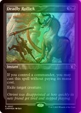 MTG Magic the Gathering Deadly Rollick (507/1173) Commander Masters LP FOIL