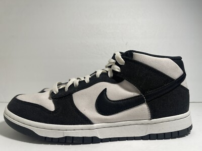 靴 28cmNIKE DUNK MID Panda DV0830-102 Buy Dunk Mid 'Canvas Panda' - DV0830 102 | GOAT