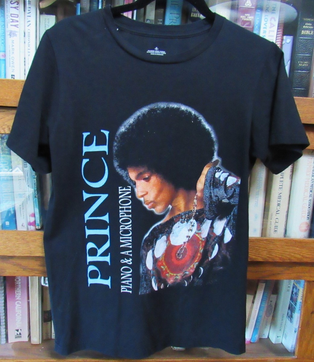 2016 Prince Concert Tee Shirt Adult S Spotlight Piano & Mic Tour 