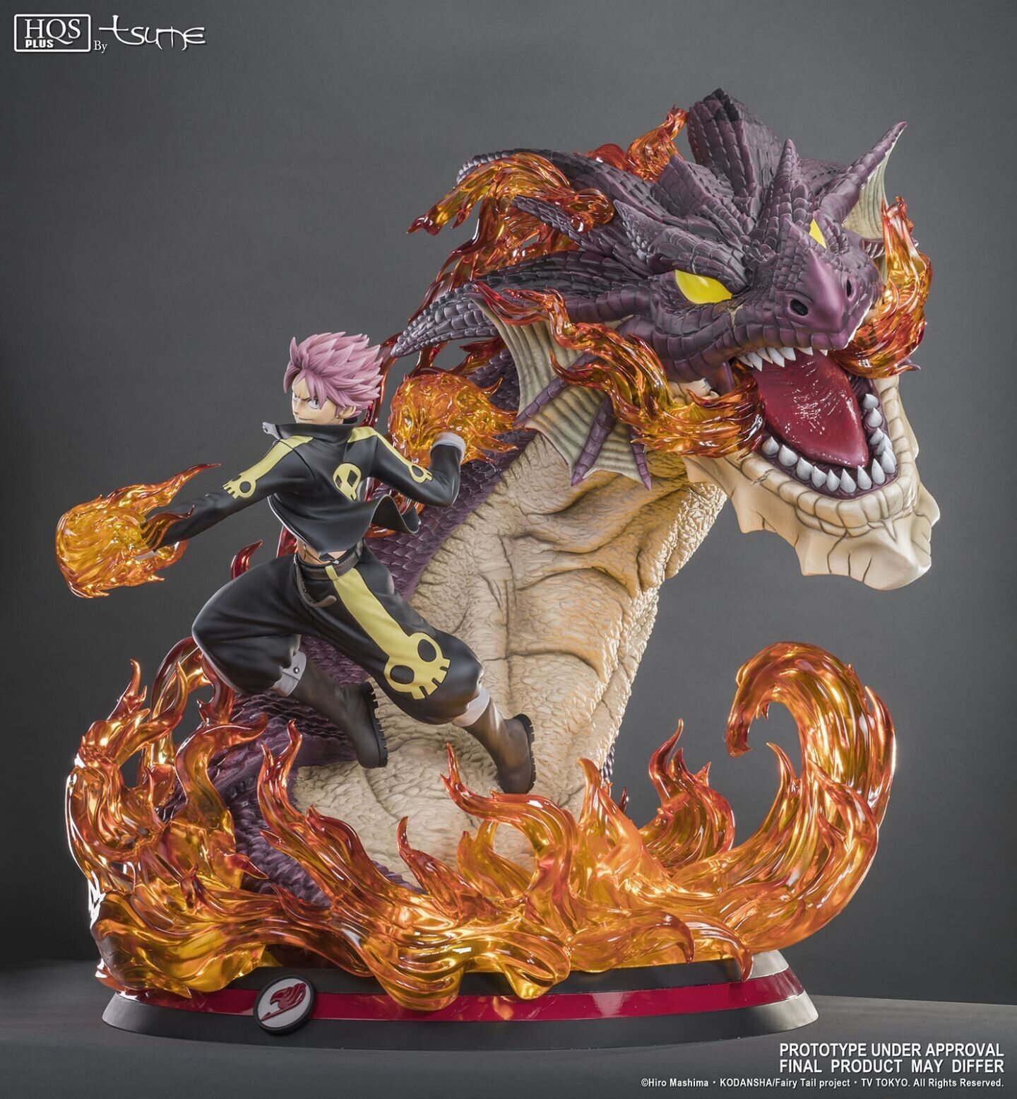 Plexiglas display case for Tsume Art® Natsu Dragon Slayer