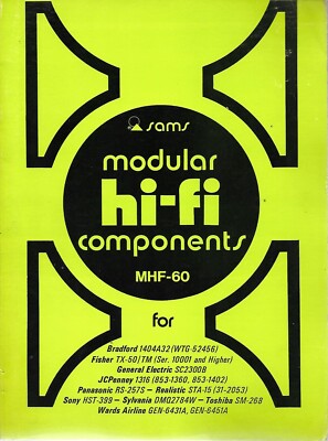 Sams Modular Hi-Fi Components MHF-60 Sony HST399 Fisher TX50