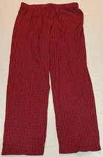 Charter Club Only Pajama Pants Plaid Red S