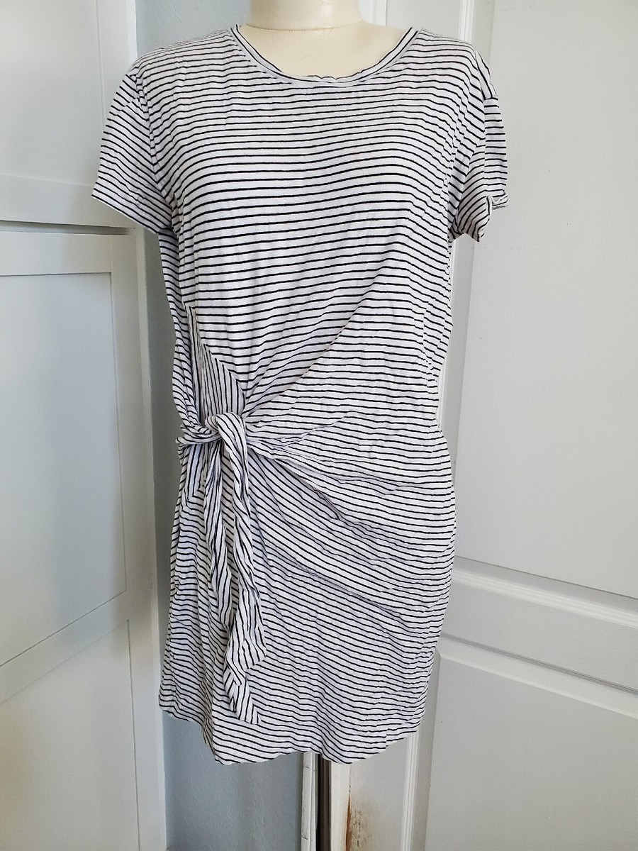 VINCE Side Tie Cotton Knit Dress size Small With Lining