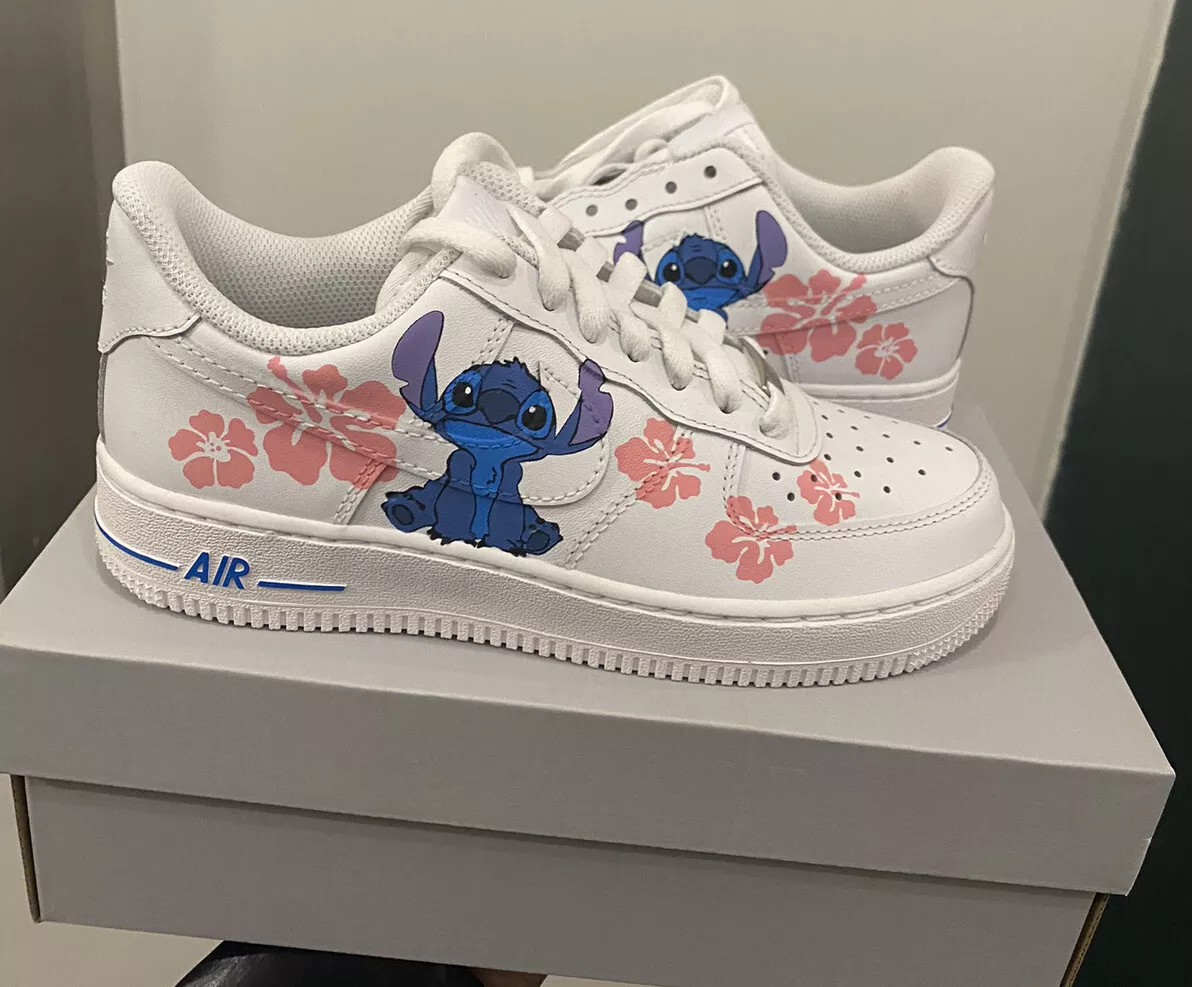 Custom Hand Painted Shoes Disney Stitch Character Art Graphic