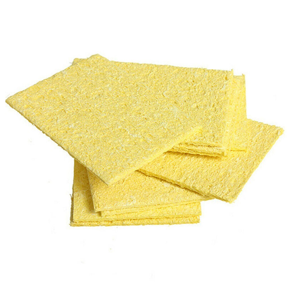100x Soldering Iron Cleaning Pads Remove Residue Sponges Welding Solder