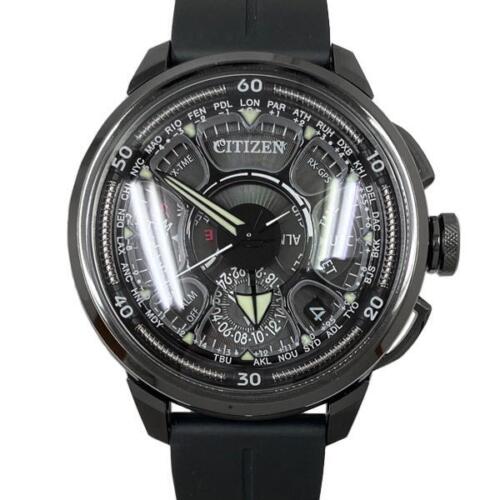 Reloj para hombre Citizen Eco-Drive CC7005-16F onda satelital edición limitada cuarzo negro - Imagen 1 de 10