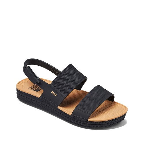 Reef Water Vista Duo Sandal Womens in Black Tan - Size - - Picture 3 of 6