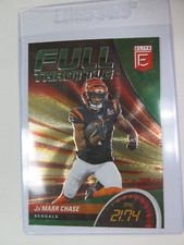 2022 Panini Donruss Elite - Full Throttle Green Ja’Marr Chase Football Card