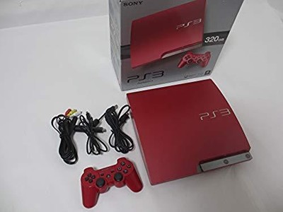 PlayStation 3 PS3 Konsole System 320GB Scarlet Red Spiel Sony CECH-3000BSR