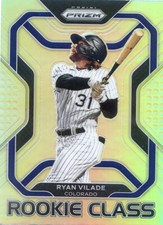 2022 PANINI PRIZM SILVER PARALLEL ROOKIE RC CLASS ROCKIES RYAN VILADE NO. RC-3
