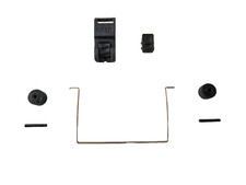 AEG Räder mit Achse / Stift + Metallbügel + Verschluss für Akku-Staubsauger CX7