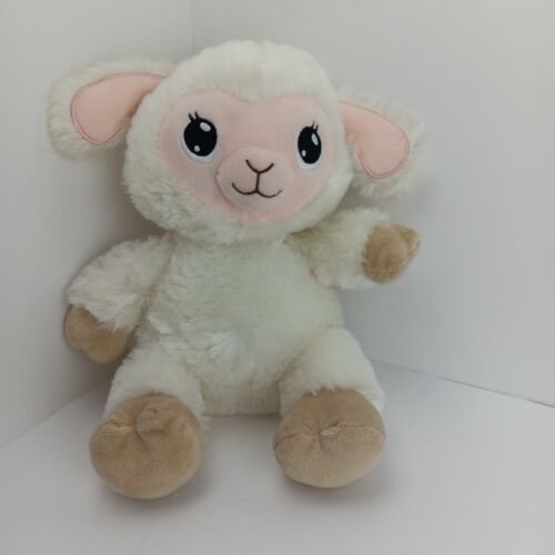 Lullabrites Lamb Plush Creamy White 12 inch Lights Up Musical Stuffed Animal Toy - Afbeelding 1 van 9
