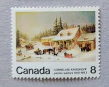 canada stamp #610 - The Blacksmith s Shop (1972) 8¢ MNH OG